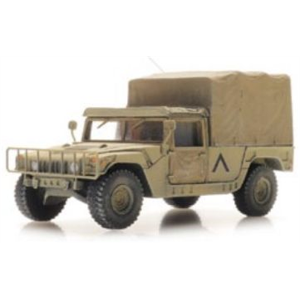 Artitec US Humvee Desert 1/87 Fertigmodell - HO Scale Militärfahrzeug